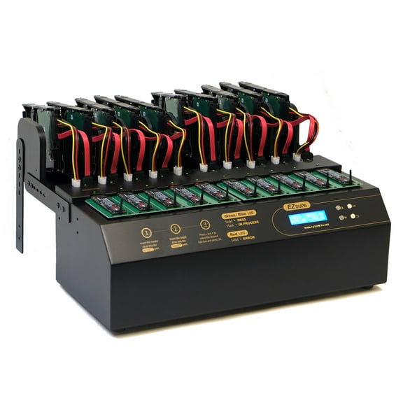 1 to 9 NVMe Cyclone PRO 300 - M.2 PCIe NVMe / M2 SATA SSD SATA Hard Drive Duplicator Sanitizer 18GB/Min