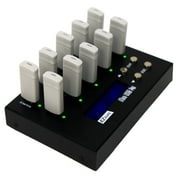 1 to 9 USB Duplicator - Multiple Flash Memory Pen Drives Compact Copier & Sanitizer