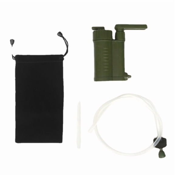 1 * water purification device 1 * tube 1 * storage bag-Green
