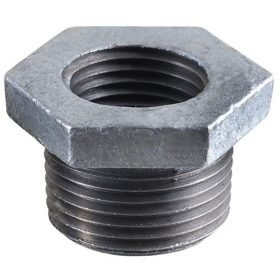 1 x 0.5 in. Galvanized Hexagon Bushings