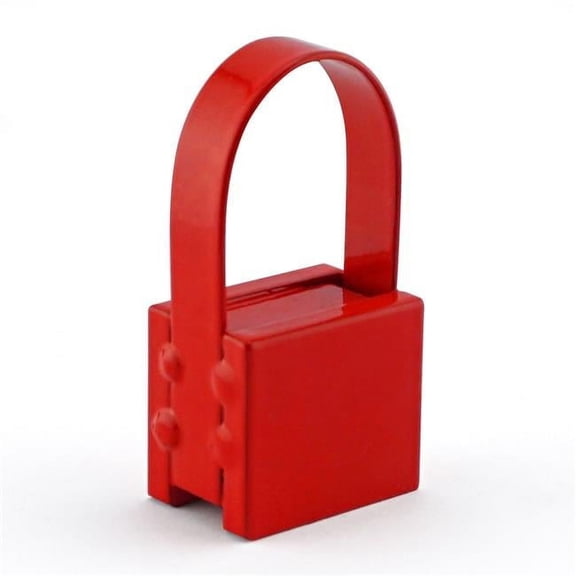 1 x 0.75 in. 25 lbs Pull Handle Magnet, Red