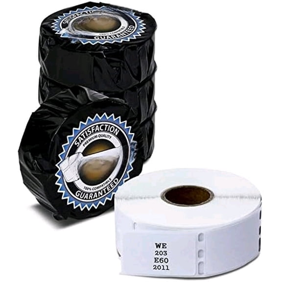 1 x 1-1/2 inch Book Spines Labels, Compatible with 30347 (6 Rolls / 750 Labels Per Roll)$$Office