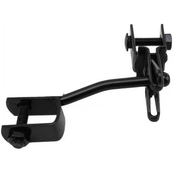 1" x 1" Square Hinge Steel Gravity Latch for Steel Gates (Powder Coated Black)