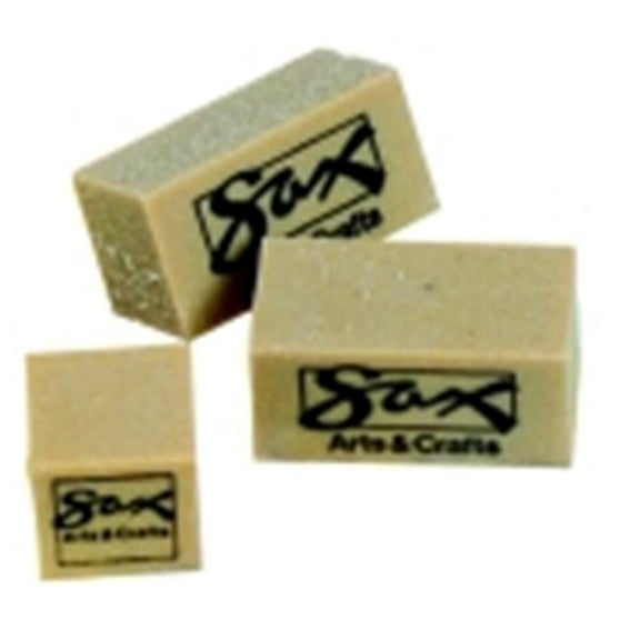 1 x 1 x 0.75 in. Gumart General Purpose Eraser - Brown, Pack 24