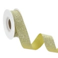 thumbnail image 1 of 1" x 10 Yards Sparkle Ribbons, Gift Wrapping Crafts Cut Edge Ribbon, Gold, 1 of 7