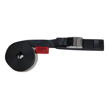 1" x 12 Ft. Kayak or Paddle Board Roof Rack Tie Down Straps, Stainless Cam Buckle 2 PACK | C112KBK