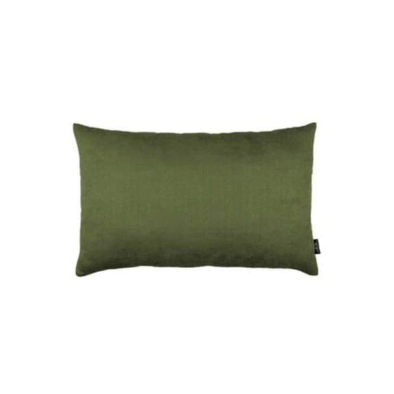 1 x 12 x 20 in. Fern Green Zippered Polyester Lumbar Pillow Cover - Set of 2