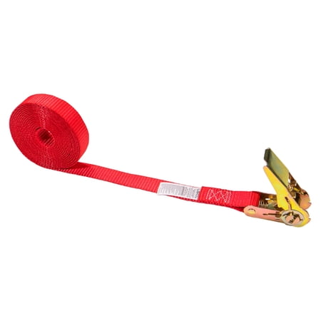 1" x 13' Red Endless Ratchet Strap