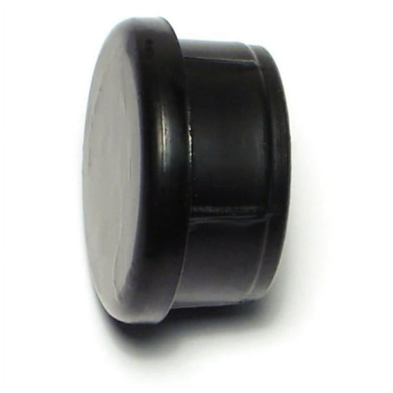 1" x 16 Gauge Round Black Plastic Furniture Tips FTIP-120 (6 pcs.)