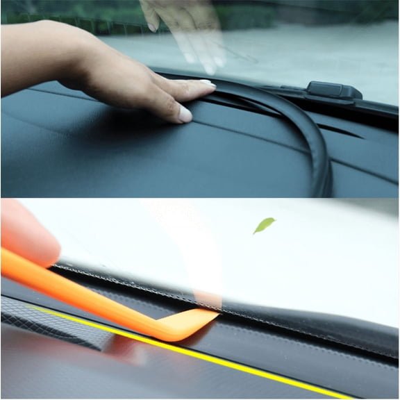 1 x 160cm Rubber Car Dashboard Sealing Strips Edges Gap Sealing Strips Universal