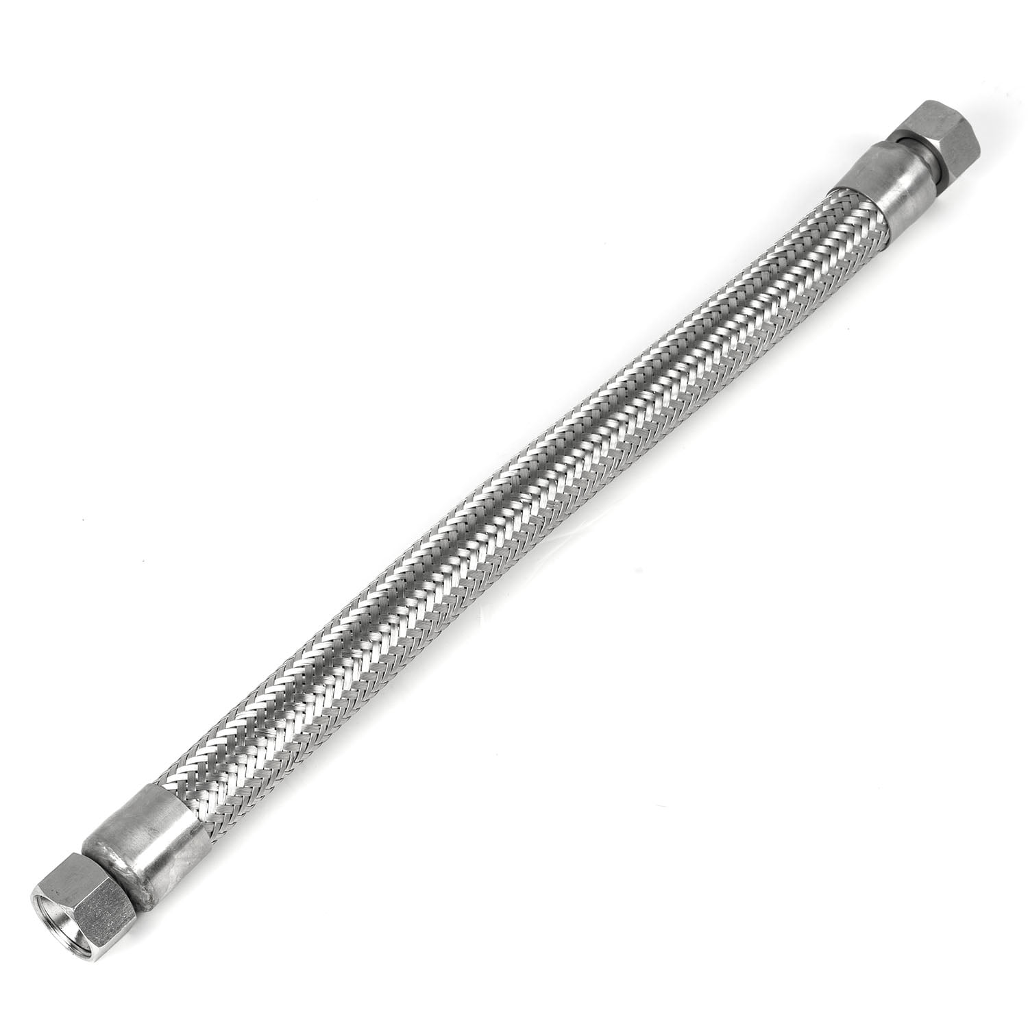 1" x 18" Stainless Steel Compressed Air Line Metal Flex Hose Compressor Tube TU-08-18