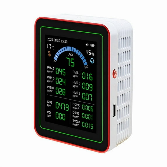 1 x 18-in-1 Air Quality Monitor-White