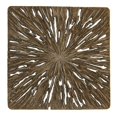 thumbnail image 1 of 1 x 19 x 19 in. Square Rotten Wood Wall Decor, Brown, 1 of 1