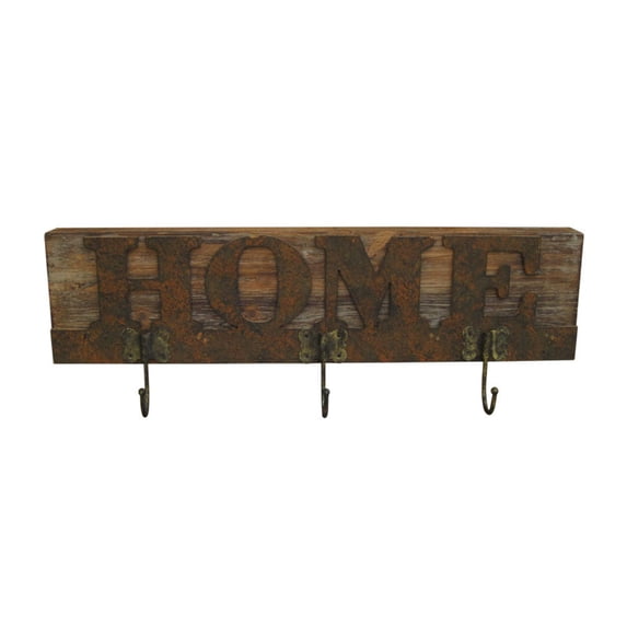 1" x 23" x 20" Brown Wooden Plaque