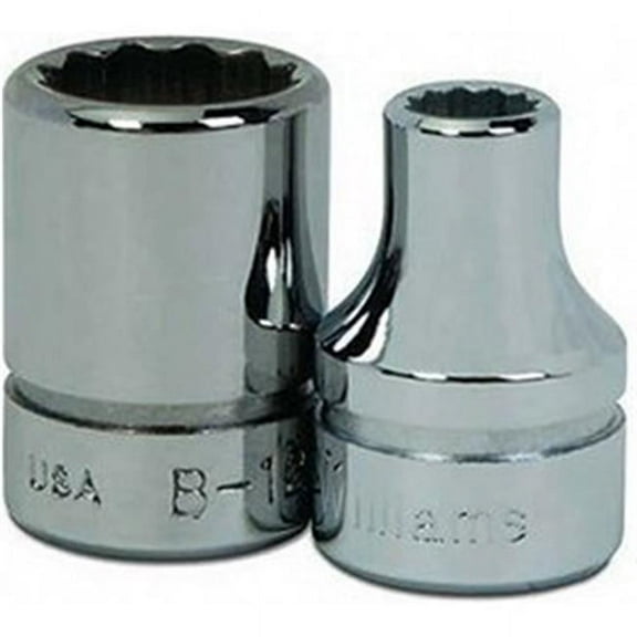 1" x 3/8" Drive 12 Point Deep Supertorque Socket, Chrome Finish. Not Suitable For Impact Use. Williams USA # JHWBD-1232