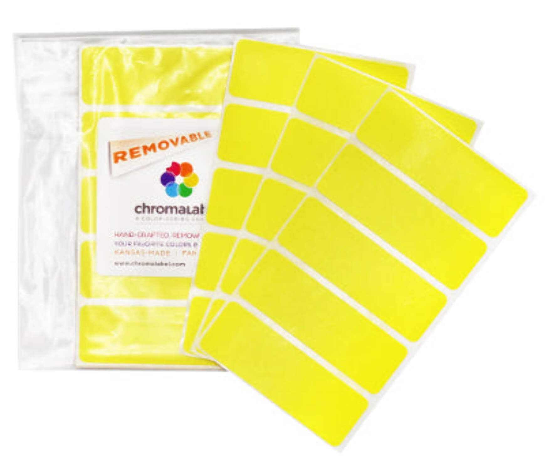 1" x 3" Removable Color-Code Rectangle Labels: 150/Pack - Walmart.com