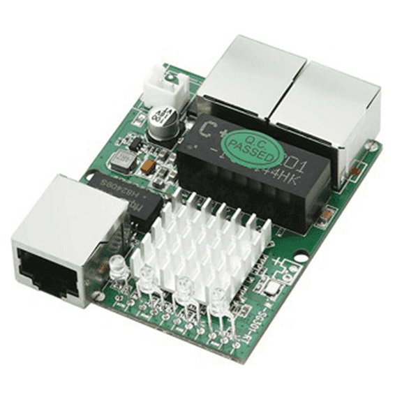 1 x 3 port switch module(with heat sink attached)-Green