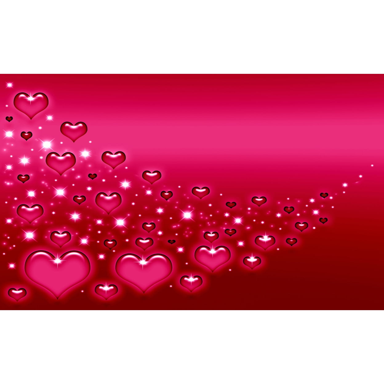 1" x 32" x 52" Pink, Canvas Print - Wall Art