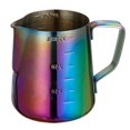 thumbnail image 1 of 1 x 360ml Stainless Steel Tip Pull Tank Coffee Creamer Inside and Outside Graduated Measuring CupsChroma, 1 of 5