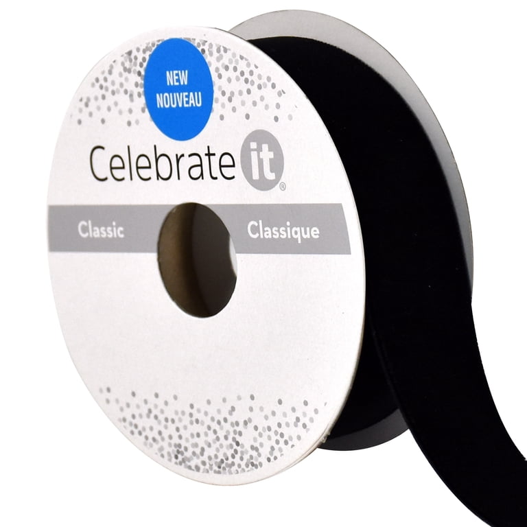 1" x 3yd. Velvet Ribbon by Celebrate It™ Classic - Walmart.com