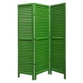 thumbnail image 1 of 1" x 48" x 67" Green, Wood, Shutter -Screen, 1 of 9