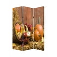 thumbnail image 1 of 48 X 72 Multi Color Wood Canvas Harvest  Screen, 1 of 3