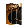 thumbnail image 1 of 1" x 48" x 72" Multi Color Wood Canvas Round Up  Screen, 1 of 3