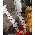 thumbnail image 1 of 1" x 5 Yards Floral Lace Crochet Ribbon (Ivory), 1 of 2