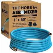 1" x 50 Ft. Commercial Grade Heavy Duty Garden Hose by Aeromixer