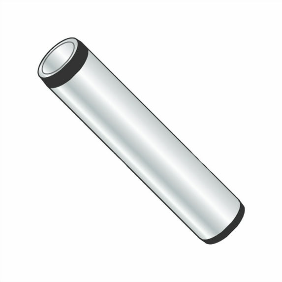 1" x 6" Dowel Pins / Alloy Steel / Bright Finish (Quantity: 10 pcs)