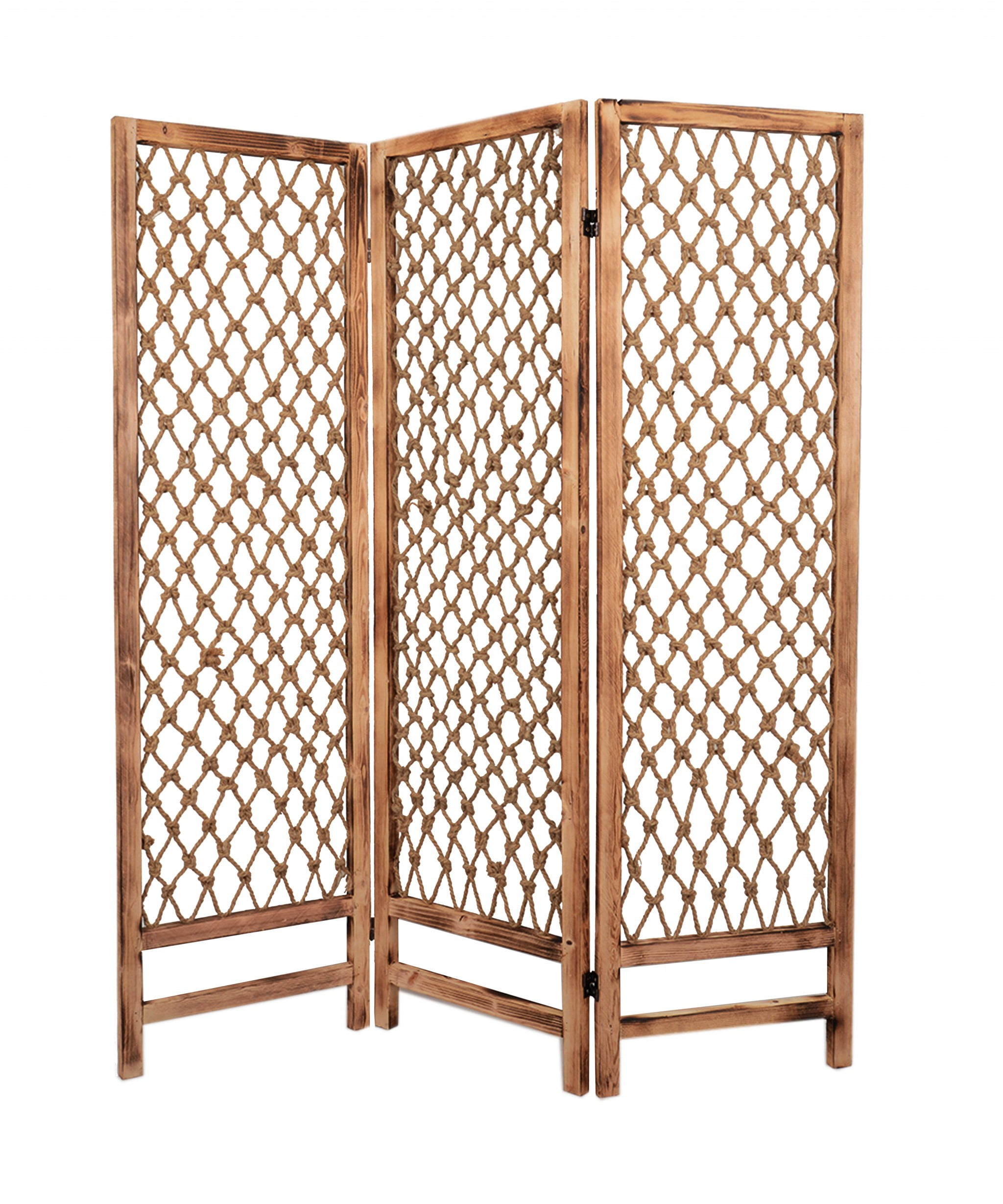 60 X 69 Natural Rope Wooden Screen 60 X 69 Natural Rope Wooden Screen