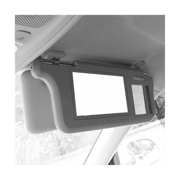 1 x 7 inch Sun visor TFT LCD monitor 1 x Connection Cable 1 x Remote Controller-Grey