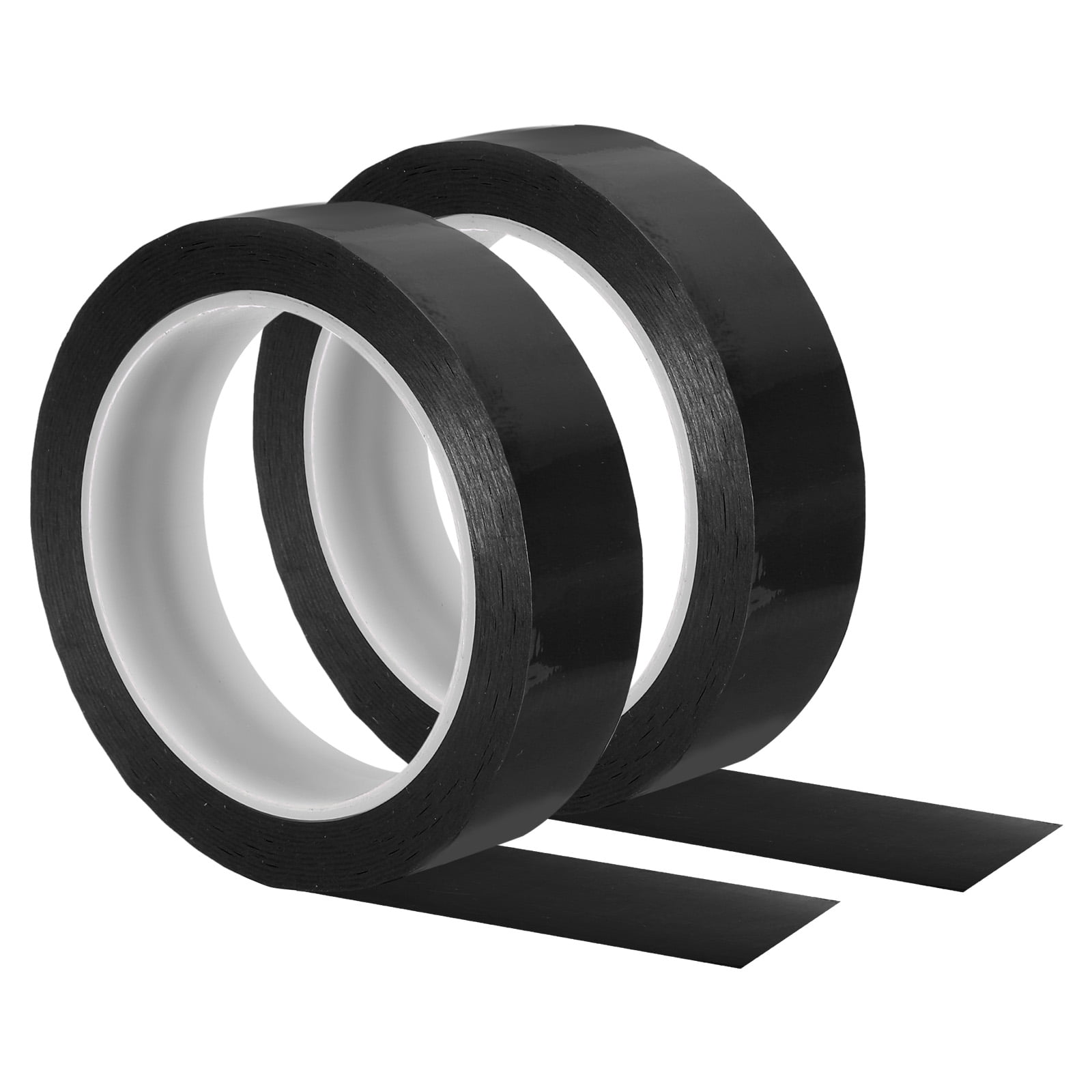 1" x 72 Yard Graphic Tape Whiteboard Tape Dry Erase Pinstripe Tape for Grid Chart, Black 2 Pack