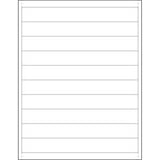 1 x 8 in. Plastic Label Holder Insert Cards - Walmart.com