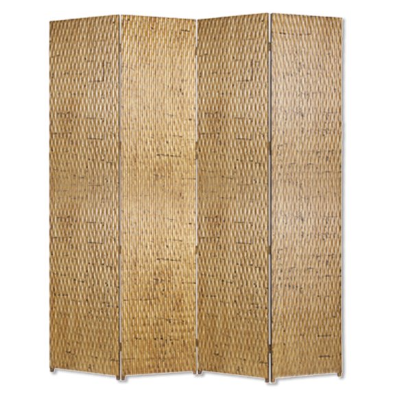1" x 84" x 84" Gold Wood Screen
