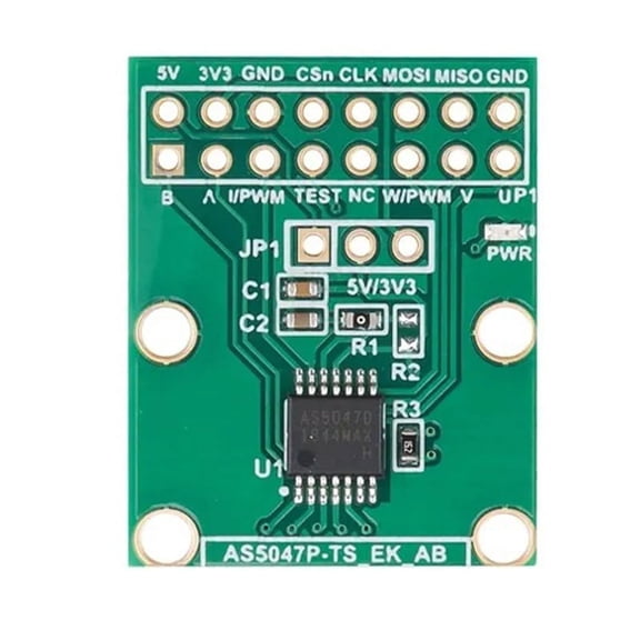 1 x AS5047P Encoder Adapter Board(Due to different product batches, the appearance , which does not affect the use)-Green
