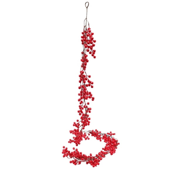 1 x Artificial Berry Garland-Red