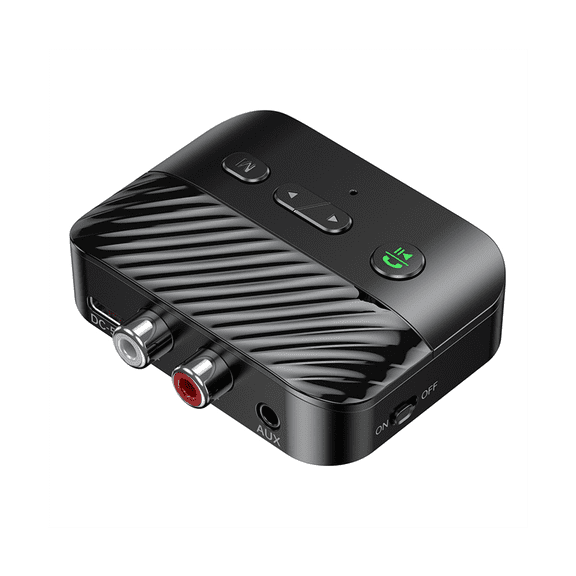 1 x Bluetooth adapter 1 x 3.5mm audio cable 1 x power cable-Black