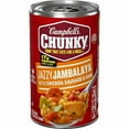 thumbnail image 1 of 1 x Campbell’s Chunky Soup, Jazzy Jambalaya with Chicken, Sausage and Ham Soup, 18.6 Oz Can, 1 of 1