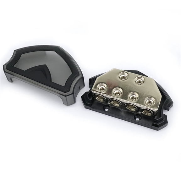 1 x Car Audio Power Distribution Block 2 x 0/2/4 Gauge to 4 x 0/2/4 Gauge Out
