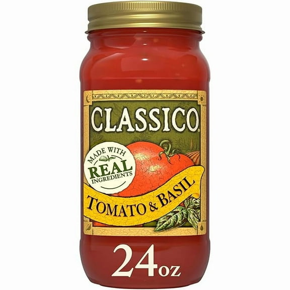 1 x Classico Tomato & Basil Pasta Sauce, 24 oz Jar