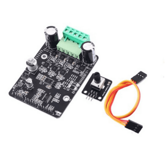 1 x DC Brushless Motor Controller(Due to different product batches, the appearance may be different, which does not affect use)-Black