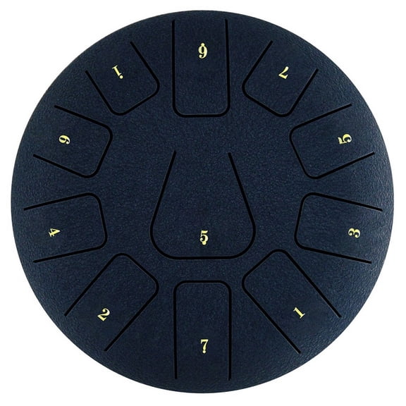 1 x Empty drum with drumstick with storage bag 1 x English manual-Navy Blue