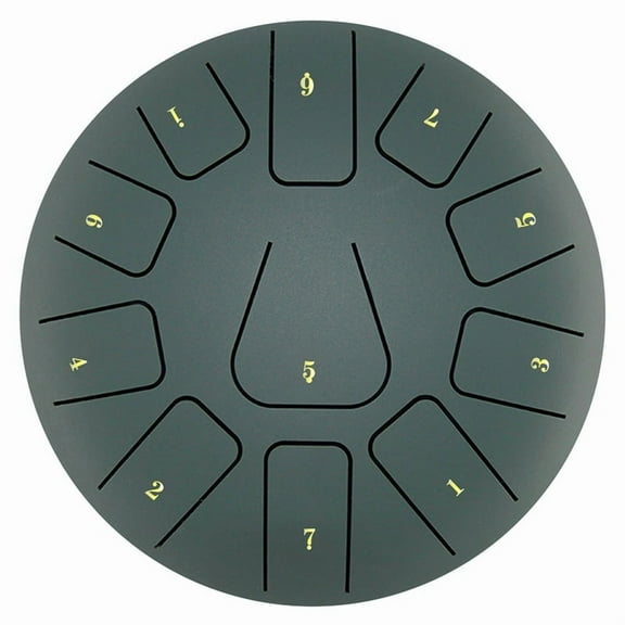 1 x Empty drum with drumstick with storage bag 1 x English manual-Stone Green