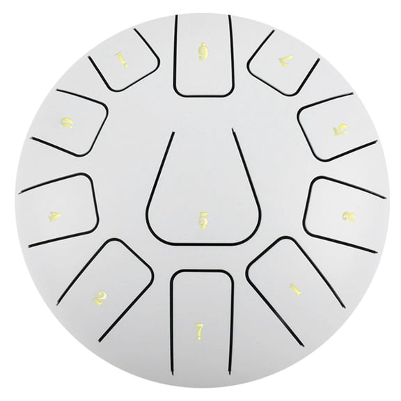 1 x Empty drum with drumstick with storage bag 1 x English manual-White