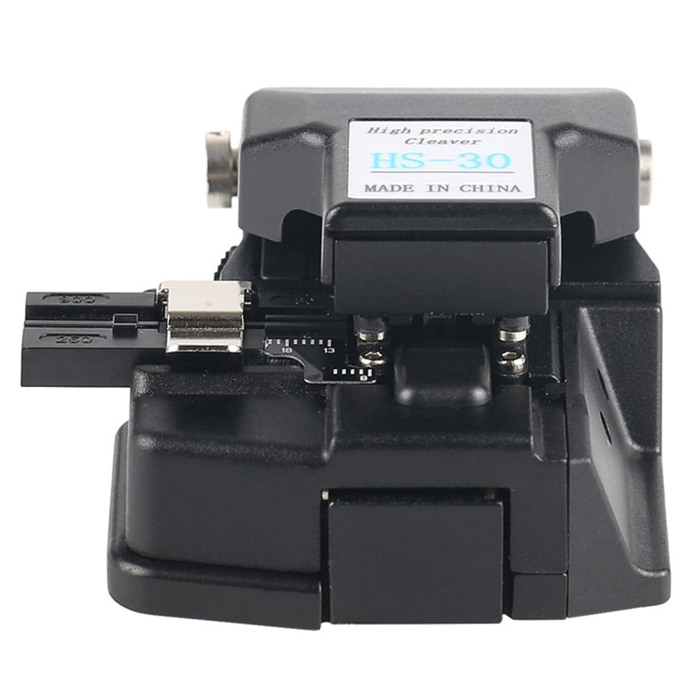 1 x Fiber fusion splicer cutter 1 x Storage box 2 x Knife wrench 1 x Fixture 1 x Chinese and English manual-Black
