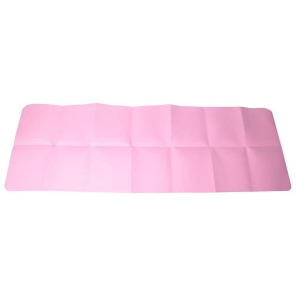 Foldable Yoga Mat Folding Travel Fitness Exercise Mat Double Sided Non-Slip for Yoga Pilates & Floor Workouts Pink