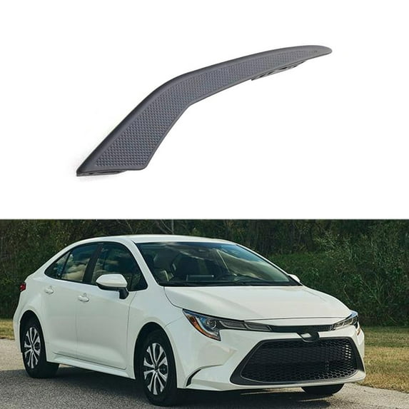1 x Front Bumper Fog Light Cover Right Side For 2019-2021 Toyota Corolla LE XLE