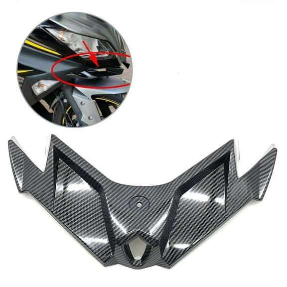 1 x Front Fairing Winglet-Carbon Fiber Pattern