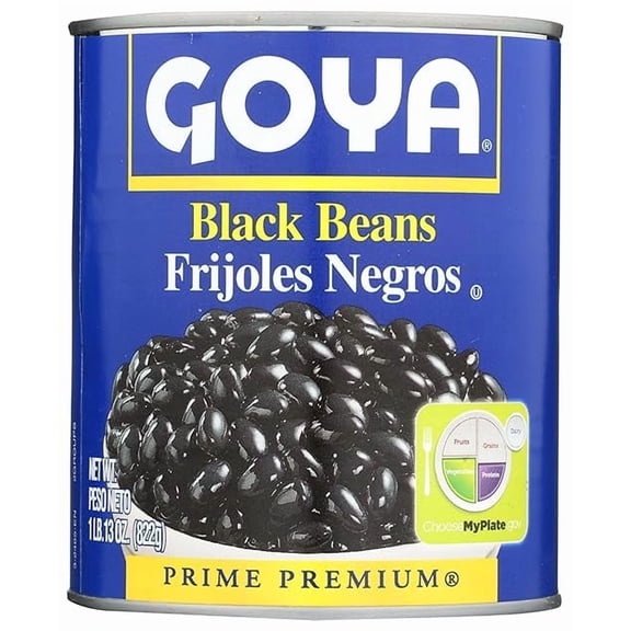1 x Goya Foods Black Beans, 29 Ounce